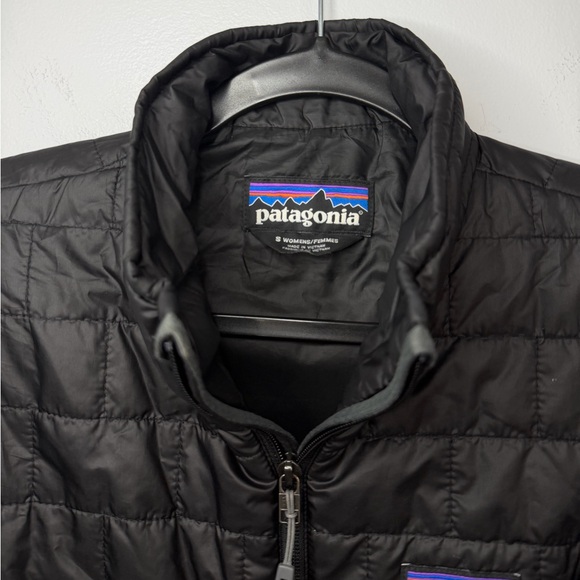 Patagonia Women’s S • Black Nano Puff Thermal Puffer Quilted Jacket Coat. - Picture 2 of 4